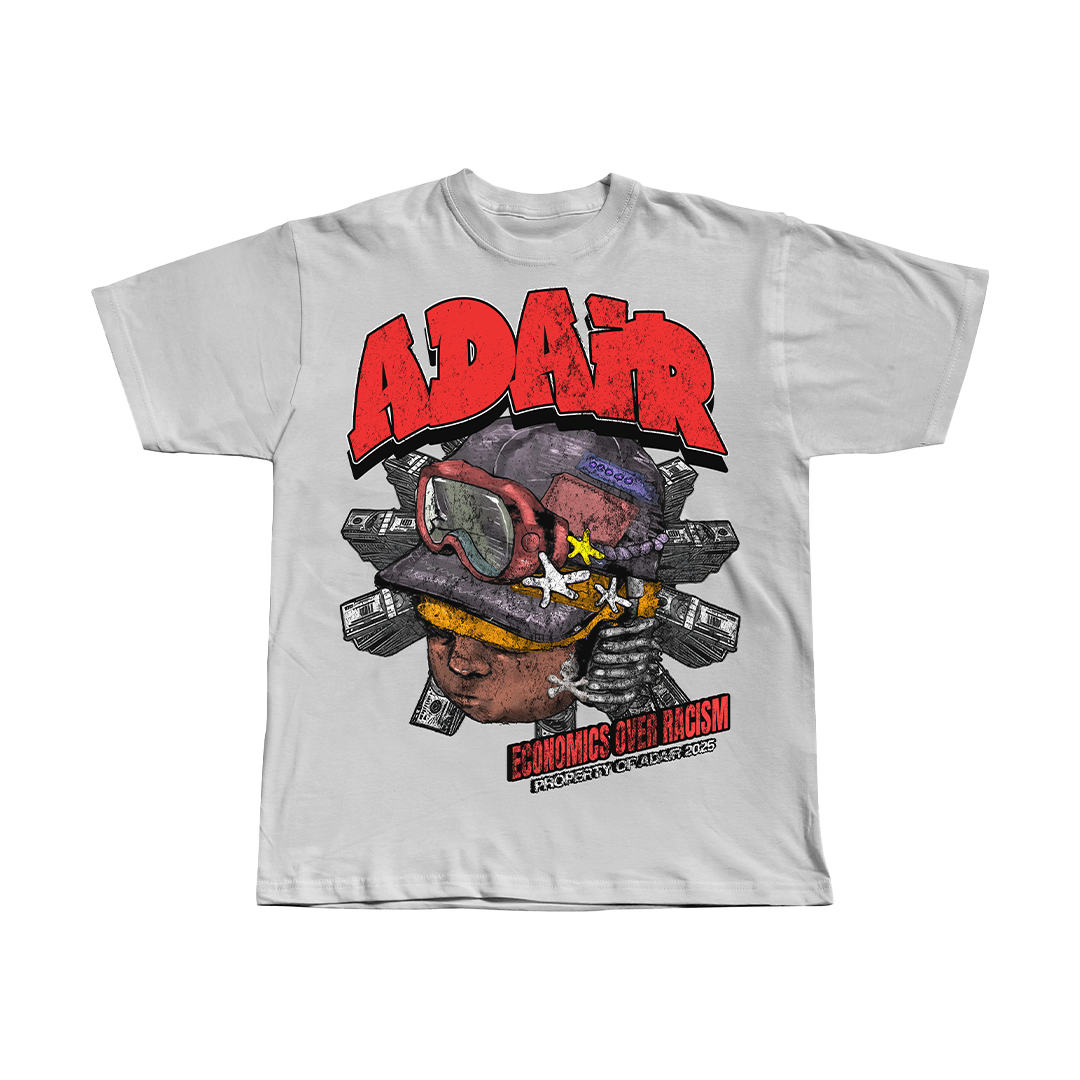 ECONOMICS OVER RACISM  GRAPHIC TEE