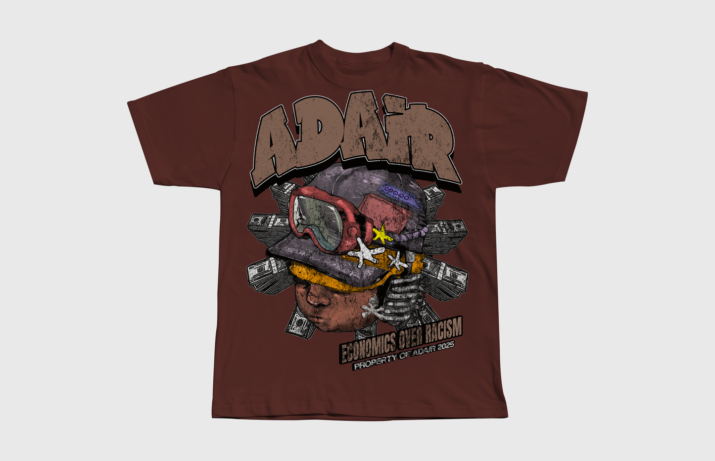 ECONOMICS OVER RACISM  GRAPHIC TEE