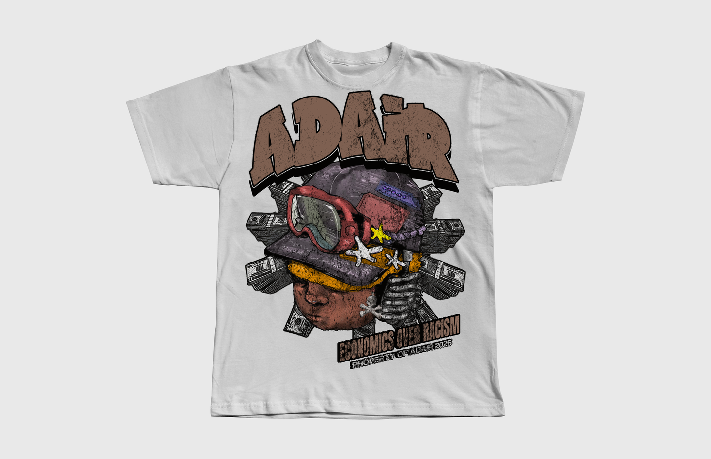 ECONOMICS OVER RACISM  GRAPHIC TEE