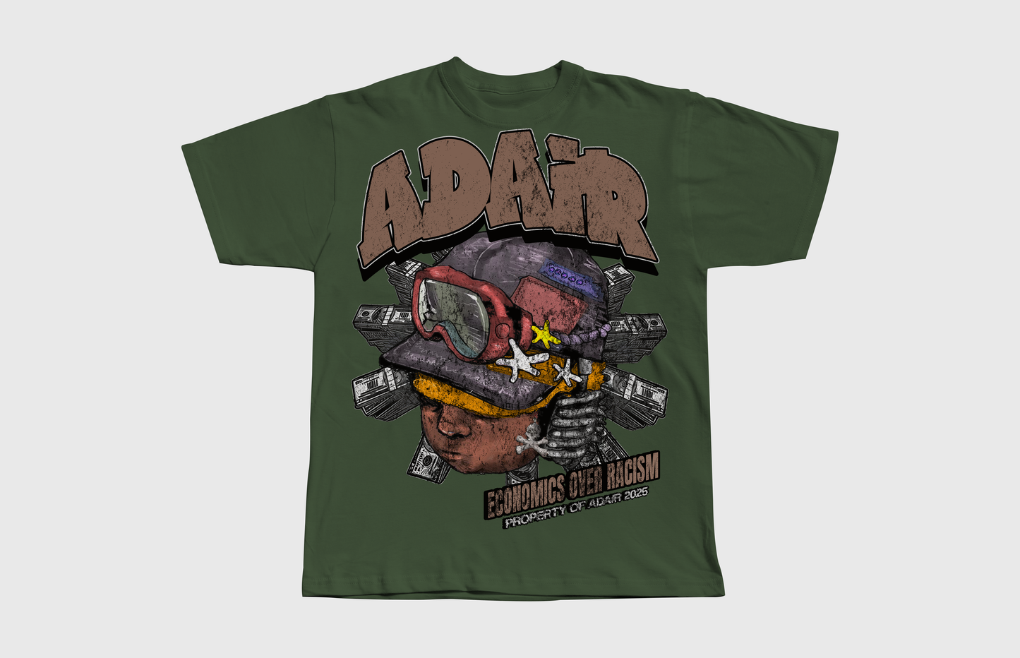 ECONOMICS OVER RACISM  GRAPHIC TEE