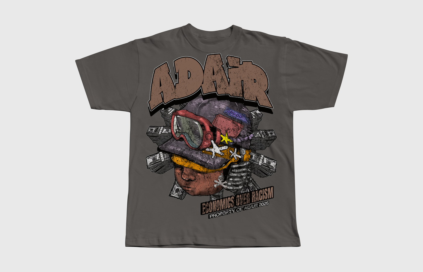 ECONOMICS OVER RACISM  GRAPHIC TEE