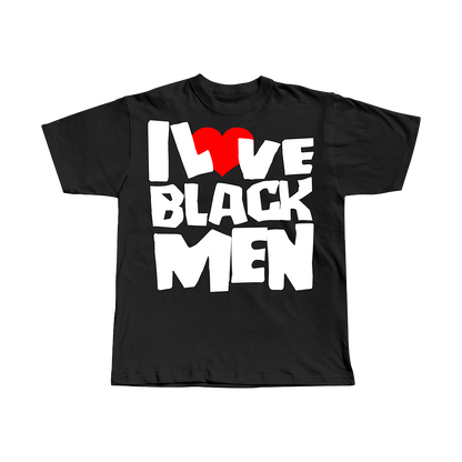 I LOVE BLACK MEN STATEMENT GRAPHIC TEE